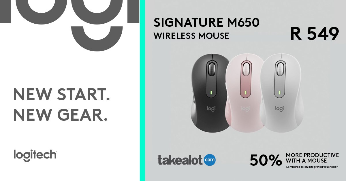 Logitech M650 product ad